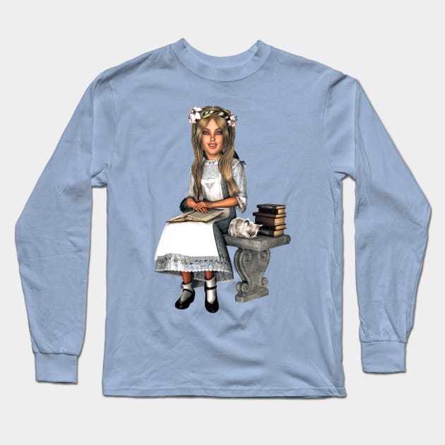 Alice Before Wonderland Long Sleeve T-Shirt by 2HivelysArt